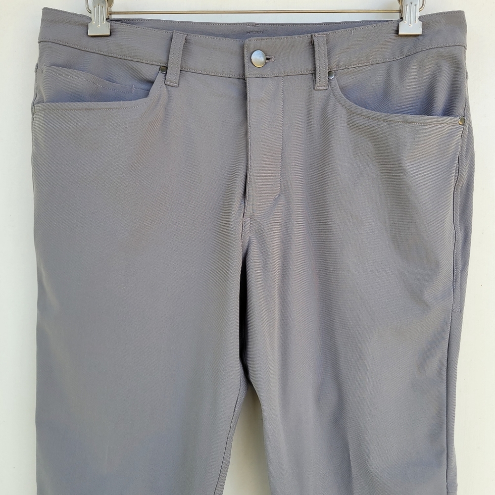 Lululemon ABC Pant Slim 30" Warpstreme Asphalt Grey Size 33 - Picture 13 of 16